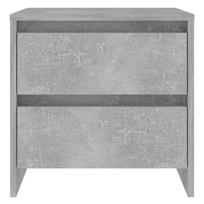Noptieră, gri beton, 45x34,5x44,5 cm, PAL - WALTI WALTI