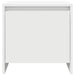 Noptiere, 2 buc., alb, 45x34x44,5 cm, PAL - WALTI WALTI