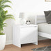 Noptiere, 2 buc., alb, 45x34x44,5 cm, PAL - WALTI WALTI
