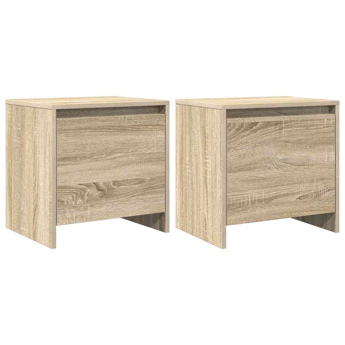 Noptiere, 2 buc., stejar sonoma, 45x34x44,5 cm, PAL - WALTI WALTI