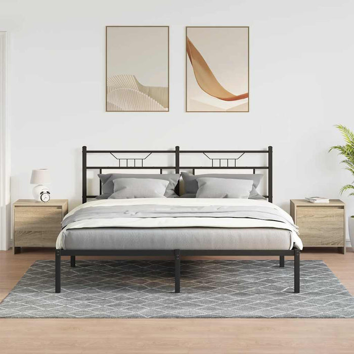 Noptiere, 2 buc., stejar sonoma, 45x34x44,5 cm, PAL - WALTI WALTI