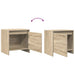 Noptiere, 2 buc., stejar sonoma, 45x34x44,5 cm, PAL - WALTI WALTI