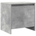 Noptieră, gri beton, 45x34x44,5 cm, lemn prelucrat - WALTI WALTI