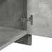Noptieră, gri beton, 45x34x44,5 cm, lemn prelucrat - WALTI WALTI