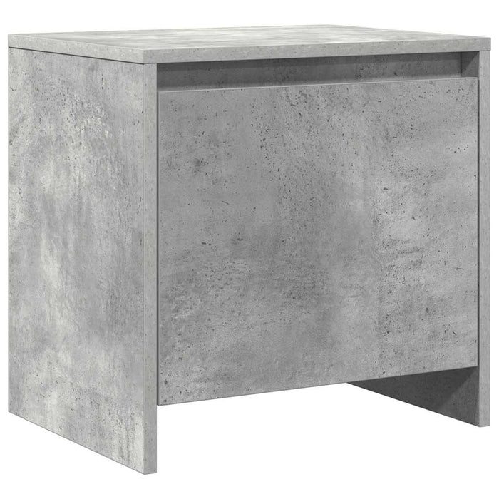 Noptiere, 2 buc., gri beton, 45x34x44,5 cm, PAL - WALTI WALTI