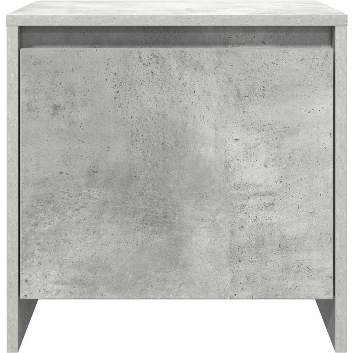 Noptiere, 2 buc., gri beton, 45x34x44,5 cm, PAL - WALTI WALTI