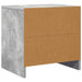 Noptiere, 2 buc., gri beton, 45x34x44,5 cm, PAL - WALTI WALTI