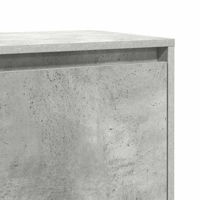 Noptiere, 2 buc., gri beton, 45x34x44,5 cm, PAL - WALTI WALTI