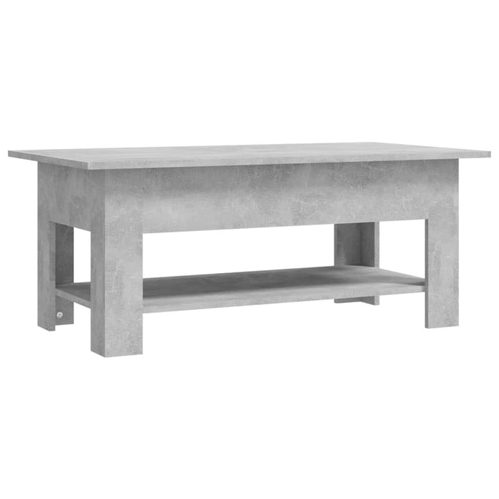 Măsuță de cafea, gri beton, 102x55x42 cm, lemn prelucrat - WALTI WALTI