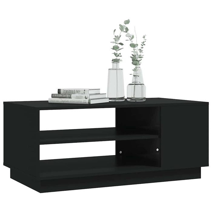 Măsuță de cafea, negru, 102x55x43 cm, lemn prelucrat - WALTI WALTI