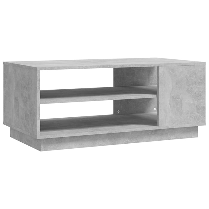Măsuță de cafea, gri beton, 102x55x43 cm, lemn prelucrat - WALTI WALTI