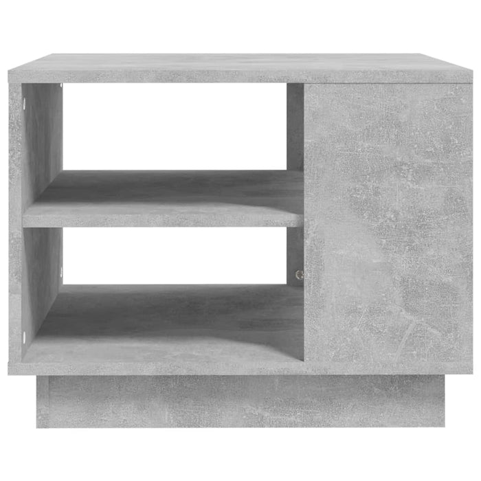 Măsuță de cafea, gri beton, 55x55x43 cm, lemn prelucrat - WALTI WALTI