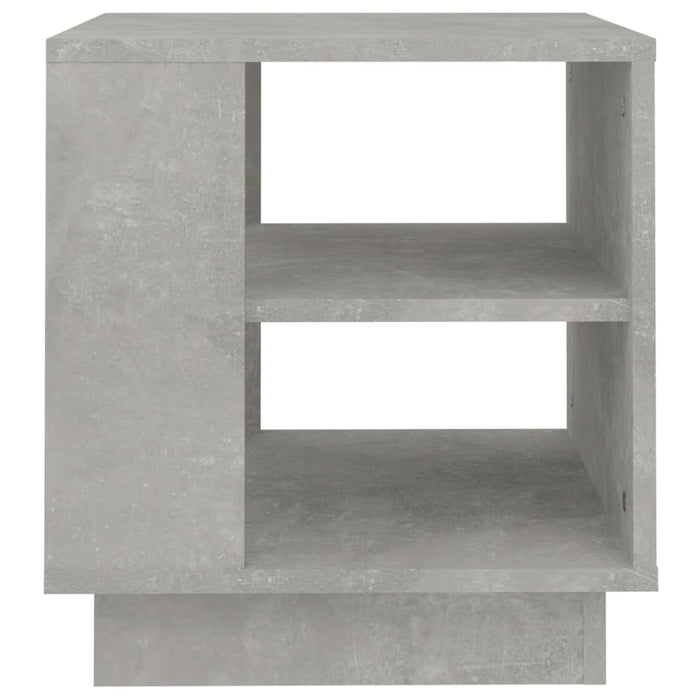 Măsuță de cafea gri beton 40x40x43 cm lemn prelucrat - WALTI WALTI