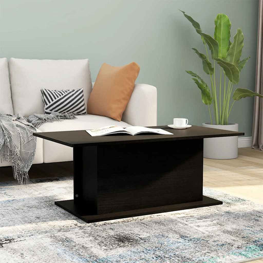 Măsuță de cafea, negru, 102x55,5x40 cm, lemn prelucrat - WALTI WALTI