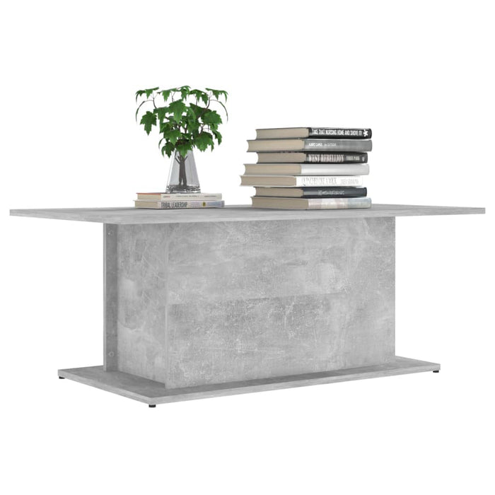 Măsuță de cafea, gri beton, 102x55,5x40 cm, lemn prelucrat - WALTI WALTI