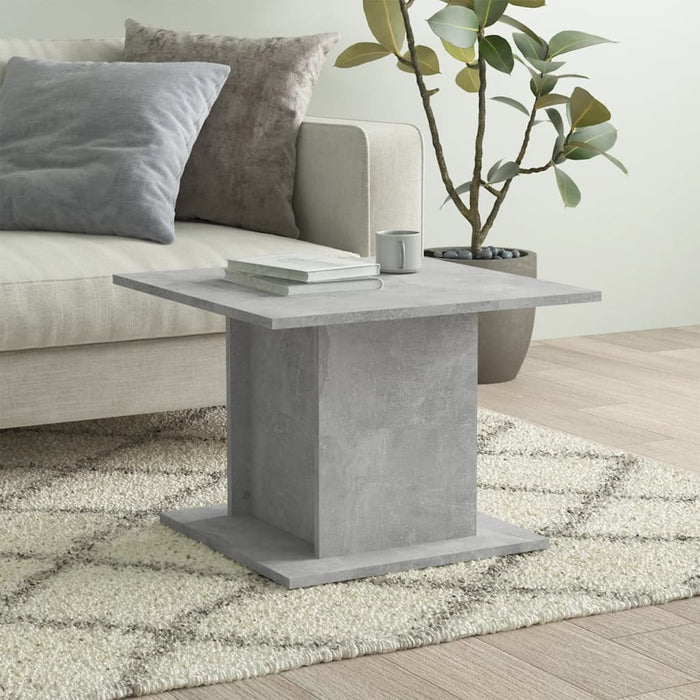 Măsuță de cafea, gri beton, 55,5x55,5x40 cm, lemn compozit - WALTI WALTI