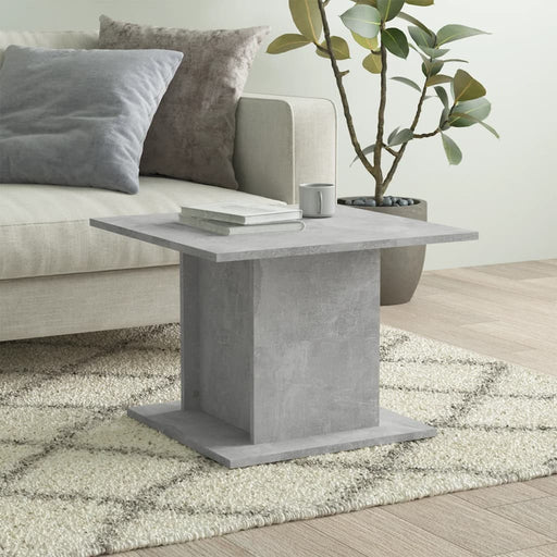Măsuță de cafea, gri beton, 55,5x55,5x40 cm, lemn compozit - WALTI WALTI