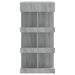 Masă bar cu raft de depozitare stejar sonoma gri 100x50x101,5cm - WALTI WALTI