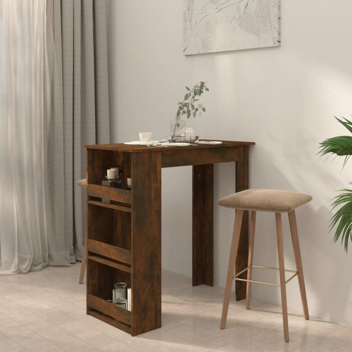 Masă de bar cu raft depozitare 102x50x103,5 cm lemn prelucrat - WALTI WALTI