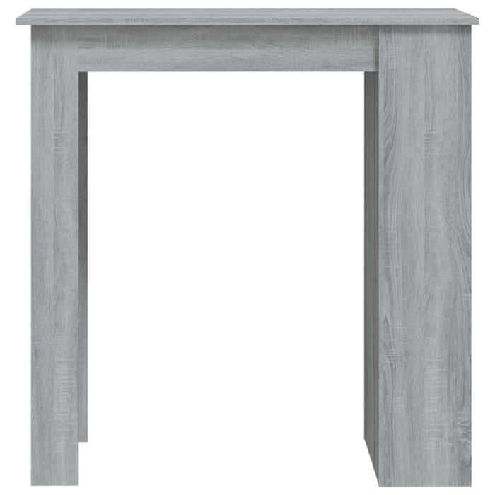 Masă de bar cu raft stejar sonoma gri 102x50x103,5 cm PAL - WALTI WALTI