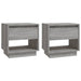 Noptiere, stejar gri sonoma, 2 buc., 45x34x44 cm, PAL - WALTI WALTI