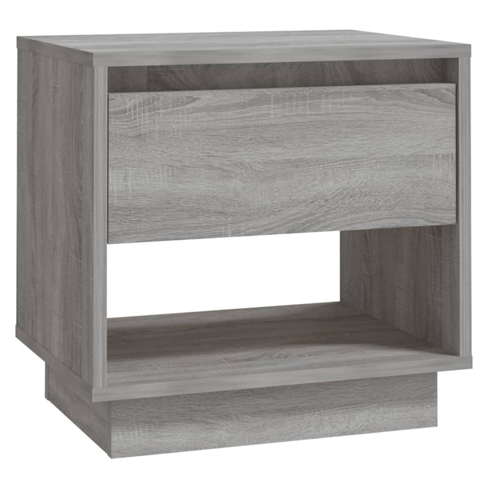 Noptiere, stejar gri sonoma, 2 buc., 45x34x44 cm, PAL - WALTI WALTI