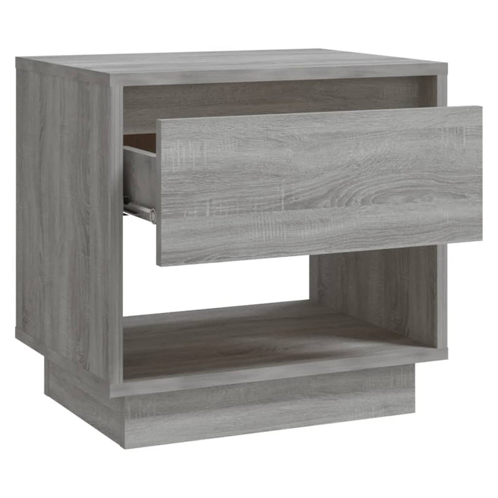 Noptiere, stejar gri sonoma, 2 buc., 45x34x44 cm, PAL - WALTI WALTI