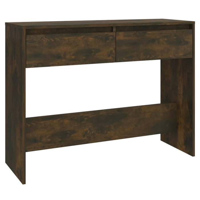 Masă consolă, stejar afumat, 100x35x76,5 cm, PAL - WALTI WALTI