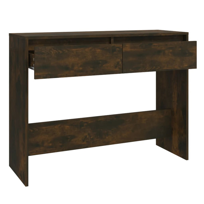 Masă consolă, stejar afumat, 100x35x76,5 cm, PAL - WALTI WALTI