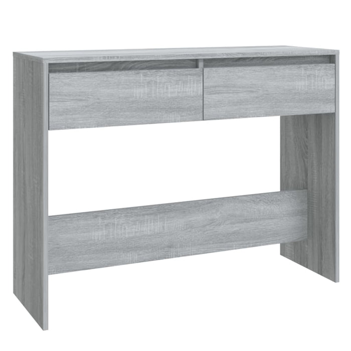 Masă consolă, stejar sonoma gri, 100x35x76,5 cm, PAL - WALTI WALTI