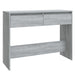 Masă consolă, stejar sonoma gri, 100x35x76,5 cm, PAL - WALTI WALTI