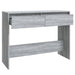 Masă consolă, stejar sonoma gri, 100x35x76,5 cm, PAL - WALTI WALTI