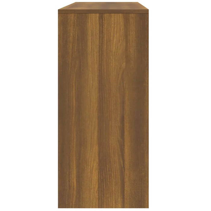 Masă consolă, stejar maro, 100x35x76,5 cm, PAL WALTI