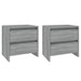 Noptiere, 2 buc., stejar sonoma gri, 45x34,5x44,5 cm, PAL - WALTI WALTI