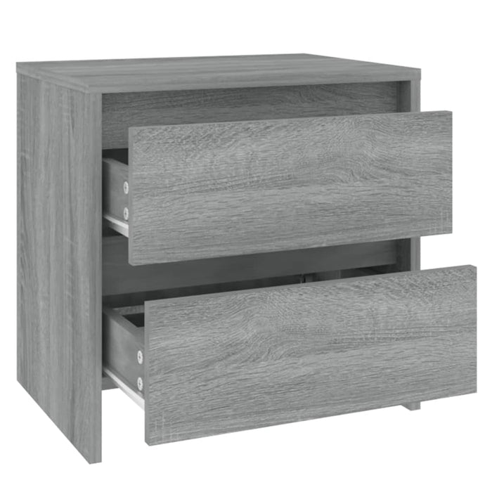 Noptiere, 2 buc., stejar sonoma gri, 45x34,5x44,5 cm, PAL - WALTI WALTI