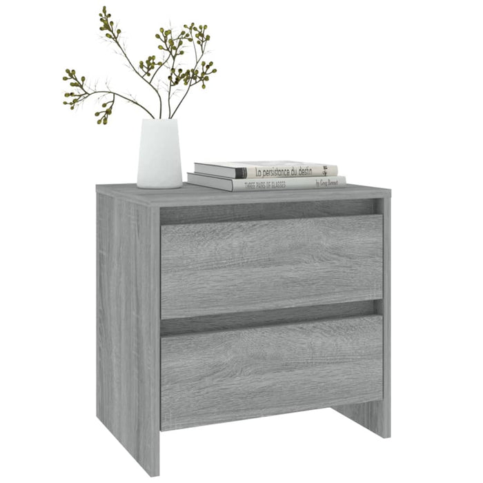 Noptiere, 2 buc., stejar sonoma gri, 45x34,5x44,5 cm, PAL - WALTI WALTI