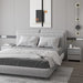Noptiere, 2 buc., stejar sonoma gri, 45x34,5x44,5 cm, PAL - WALTI WALTI