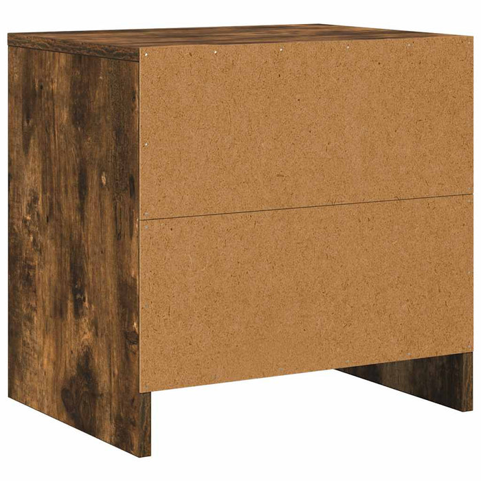 Noptiere, 2 buc., stejar afumat, 45x34x44,5 cm, PAL - WALTI WALTI