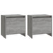 Noptiere, 2 buc., stejar sonoma gri, 45x34x44,5 cm, PAL - WALTI WALTI