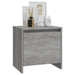 Noptiere, 2 buc., stejar sonoma gri, 45x34x44,5 cm, PAL - WALTI WALTI