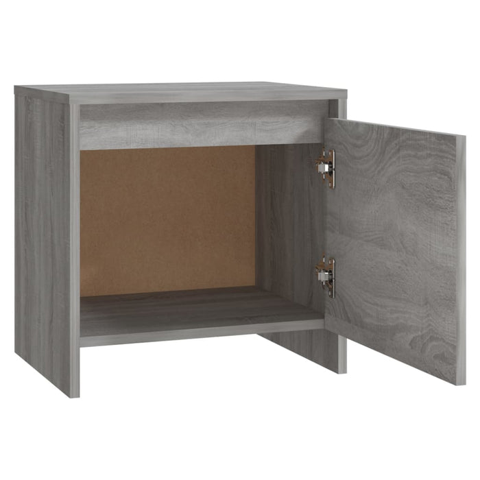 Noptiere, 2 buc., stejar sonoma gri, 45x34x44,5 cm, PAL - WALTI WALTI