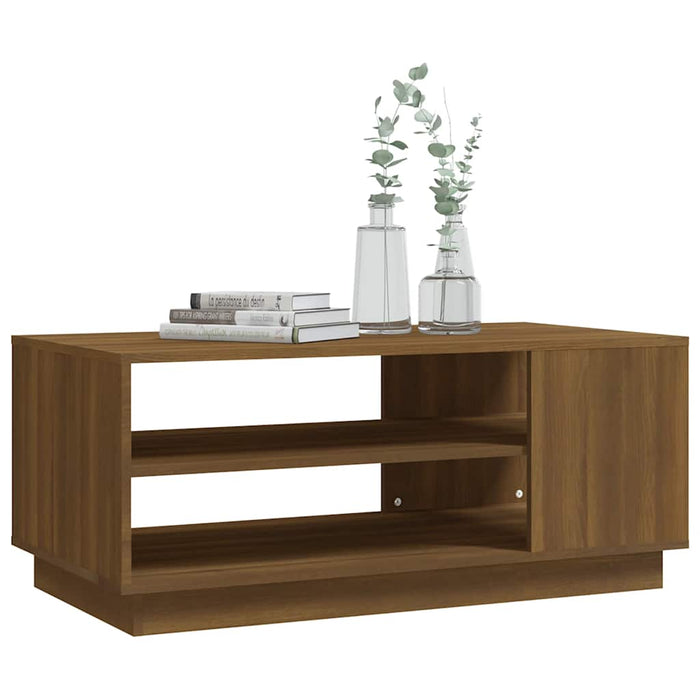 Măsuță de cafea, stejar maro, 102x55x43 cm, lemn prelucrat WALTI