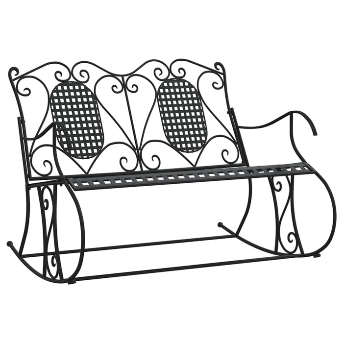 Bancă balansoar cu 2 locuri, negru, 113 cm, oțel - WALTI WALTI