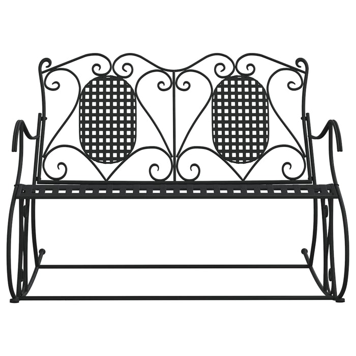 Bancă balansoar cu 2 locuri, negru, 113 cm, oțel - WALTI WALTI
