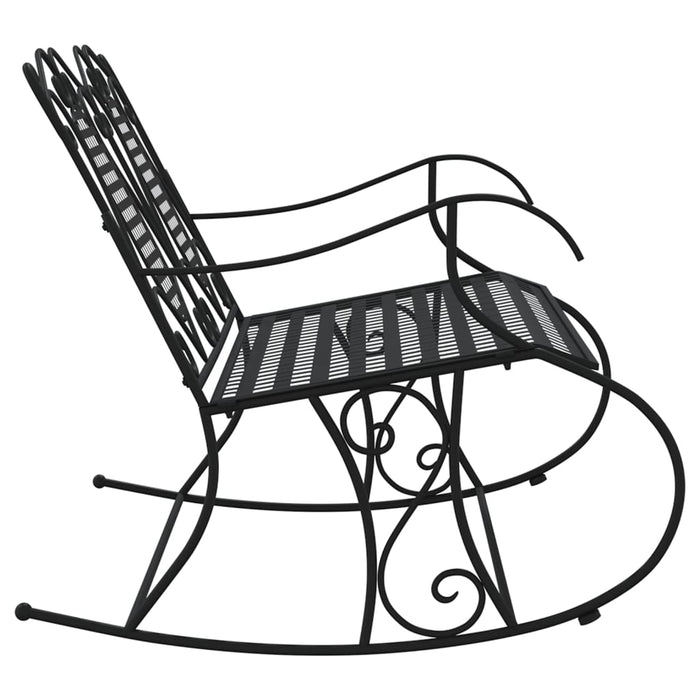 Bancă balansoar cu 2 locuri, negru, 113 cm, oțel - WALTI WALTI