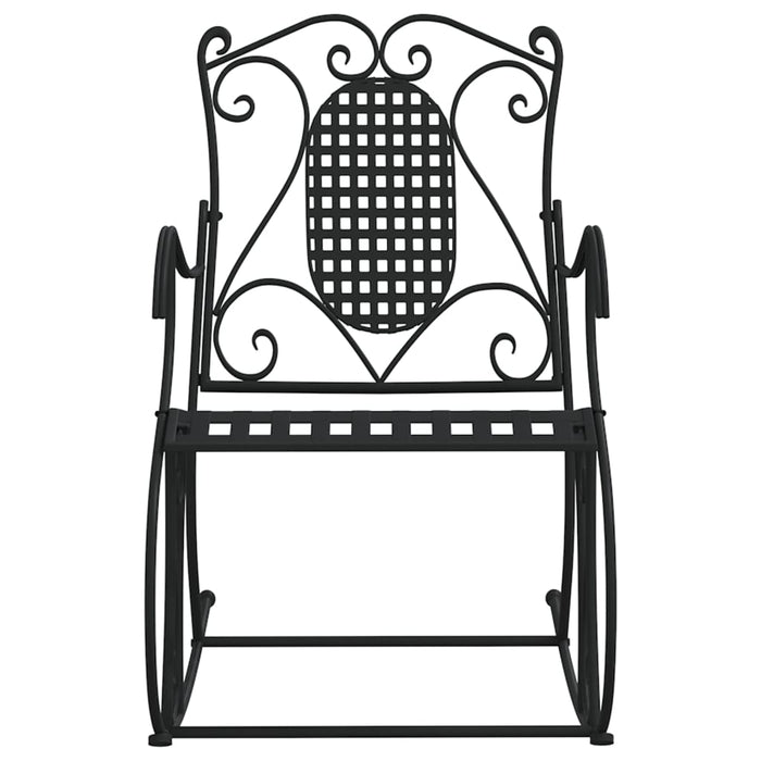 Bancă balansoar, negru, 84 cm, oțel - WALTI WALTI