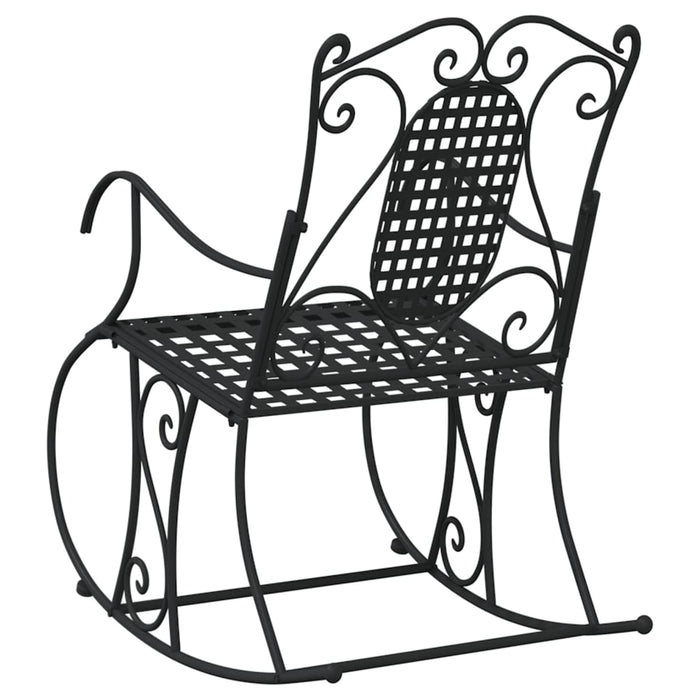 Bancă balansoar, negru, 84 cm, oțel - WALTI WALTI