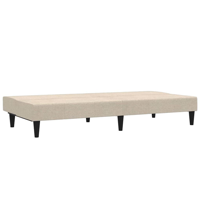 Canapea extensibilă cu 2 locuri, crem, microfibră WALTI