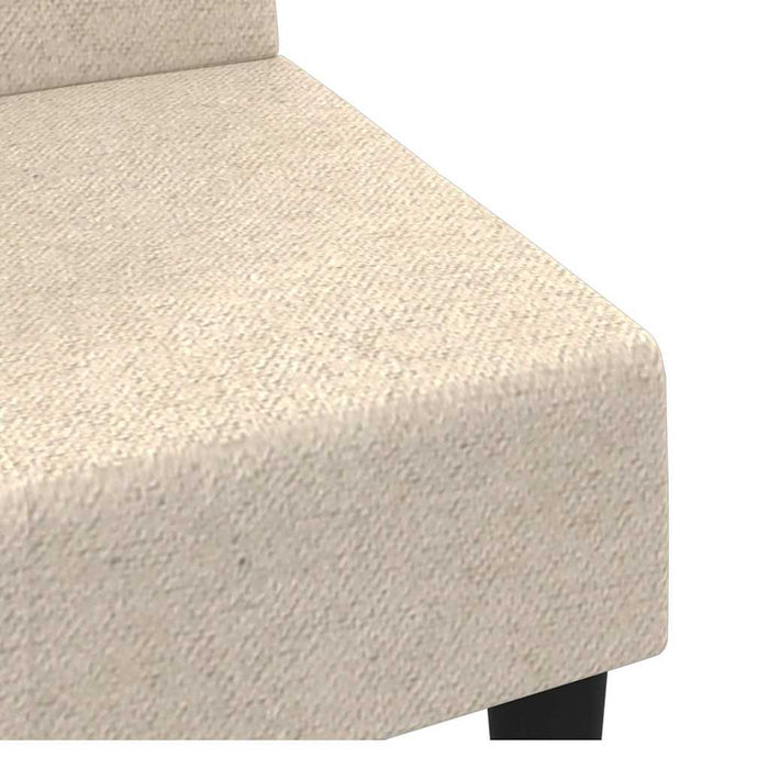 Canapea extensibilă cu 2 locuri, crem, microfibră WALTI