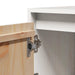 Noptieră, alb, 40x30x40 cm, lemn masiv de pin - WALTI WALTI